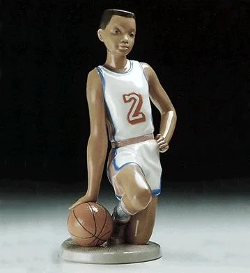 Basketball Player 1994-97 by Lladro — Porcelain Figurine
