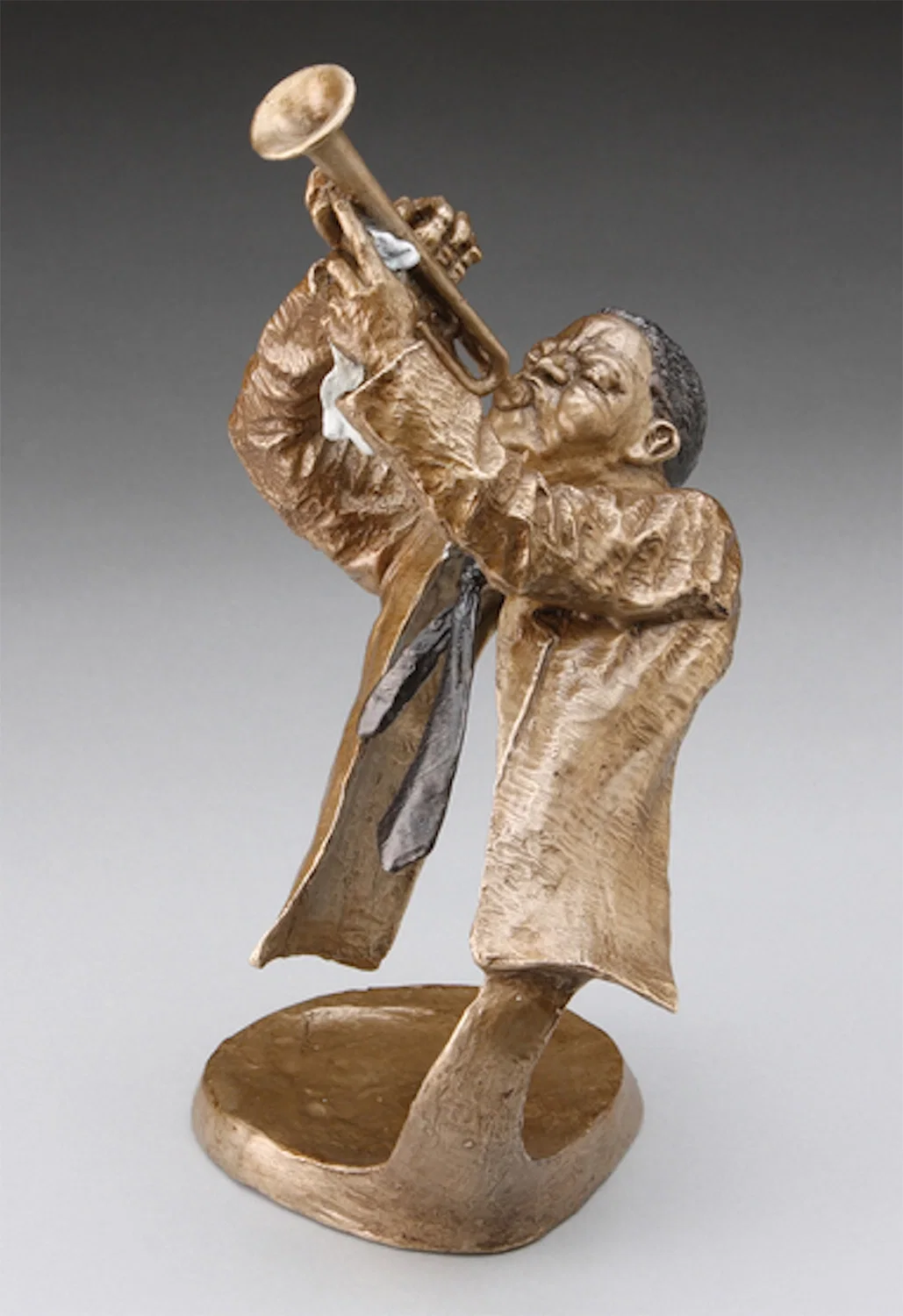 Jazz Trumpet II by Mark Hopkins — Bronze Sculpture