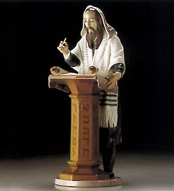 Reading The Torah 1995-2000 by Lladro — Porcelain Figurine