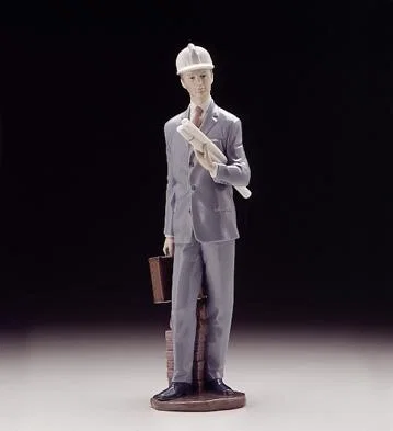 Architect 1996-99 by Lladro — Porcelain Figurine