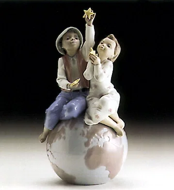 A World Of Love by Lladro Black Legacy — Porcelain Figurine