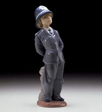 Little Policeman 1997-00 by Lladro — Porcelain Figurine