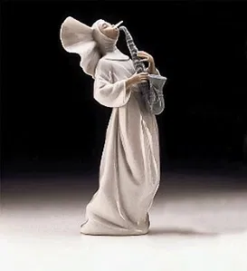 Lladro - Sister With Saxaphone Usa 1997-99