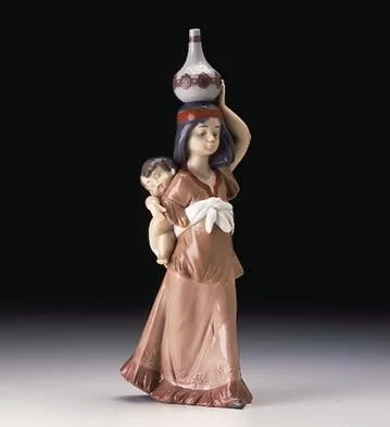 Precious Papoose 1997-99 by Lladro — Porcelain Figurine