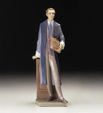 Male Lawyer 1997-00 by Lladro — Porcelain Figurine