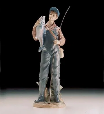 A Prize Catch 1998-00 by Lladro — Porcelain Figurine