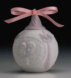 Lladro - Our First Christmas 1997 Ornament