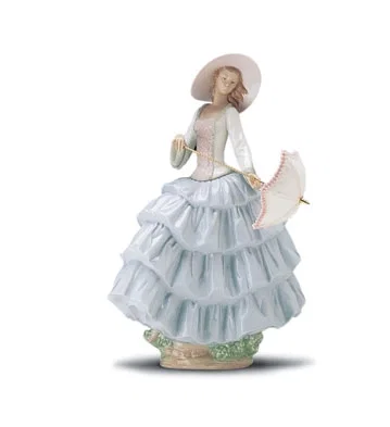 A Stroll In The Sun 1998-01 by Lladro — Porcelain Figurine