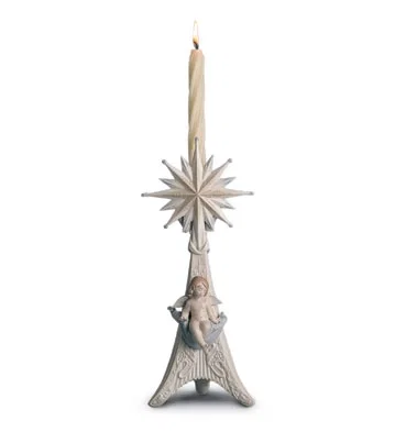 Angelic Light - Candleholder by Lladro — Porcelain Figurine