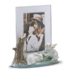 Lladro - Portrait Frame(garden Bunnies)