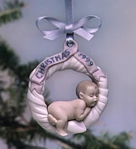 Lladro - Baby First Christmas 1999 Ornament