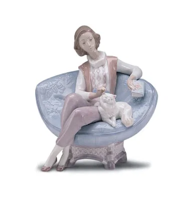 A Quiet Evening 1999-01 by Lladro — Porcelain Figurine