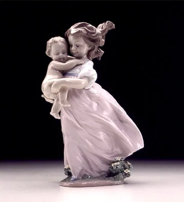 Playing Mom 2000 Event by Lladro — Porcelain Figurine