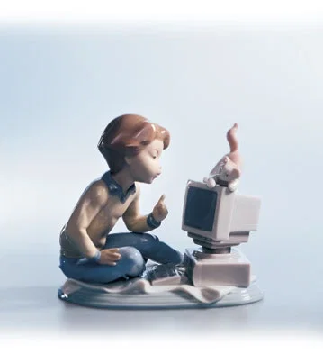 Programming Pals 2000-04 by Lladro — Porcelain Figurine