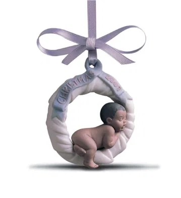Baby's First Christmas 2001 by Lladro — Porcelain Figurine