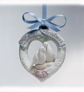 Lladro - Our First Christmas 2002 Ornament