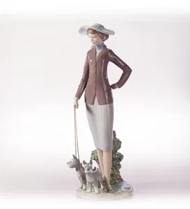Lladro - Walking The Dogs