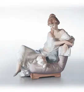 Nude With Rose by Lladro | Handcrafted Spanish Porcelain Art