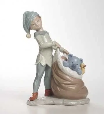 Santa's Sack Of Dreams by Lladro — Porcelain Figurine