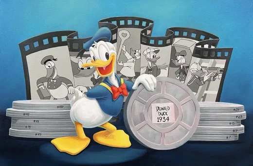 Donald Duck -10 Icons of Animation by Ben Olson