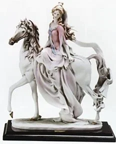 Lady On Horse by Giuseppe Armani