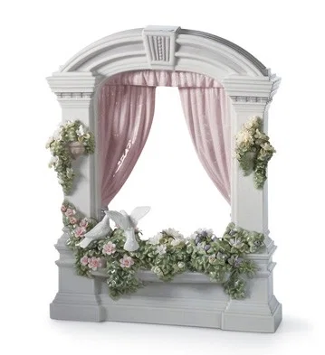 Window In Springtime by Lladro — Porcelain Figurine