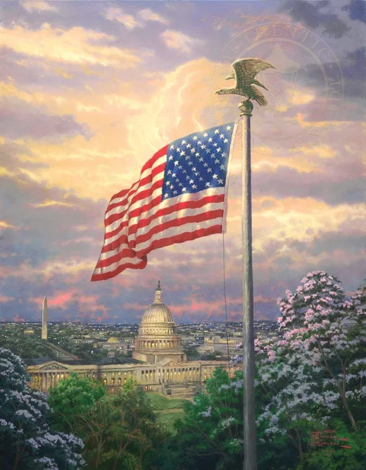 America's Pride by Thomas Kinkade