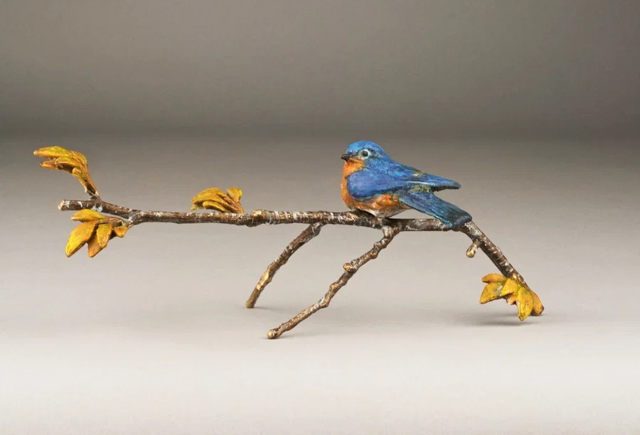 Blue Skies by Mark Hopkins — Bronze Sculpture