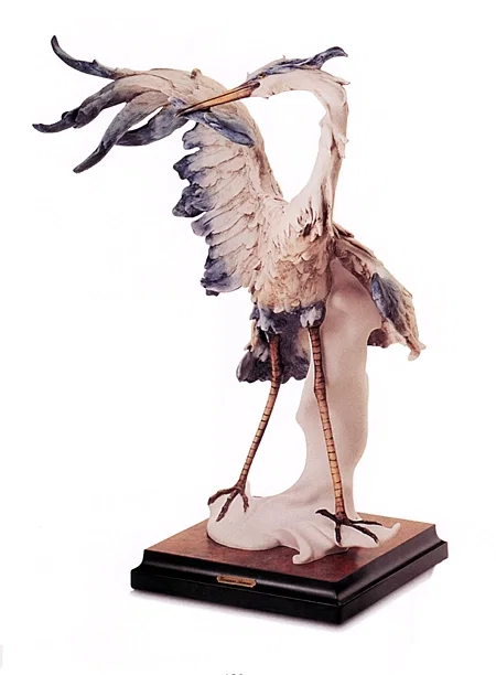 Heron by Giuseppe Armani — Sculpture