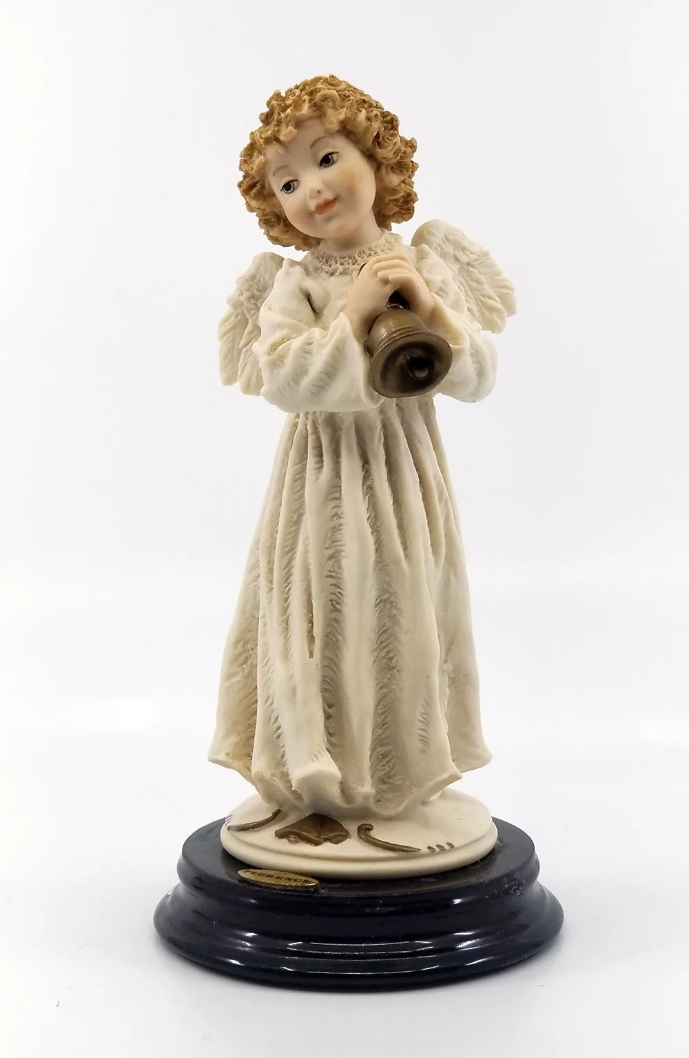 Cherub with Bell by Giuseppe Armani — Sculpture