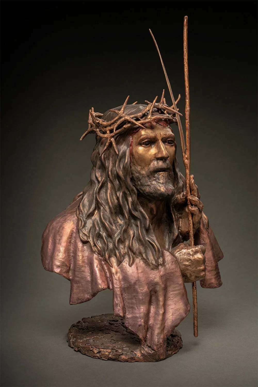 The King by Mark Hopkins — Bronze Sculpture