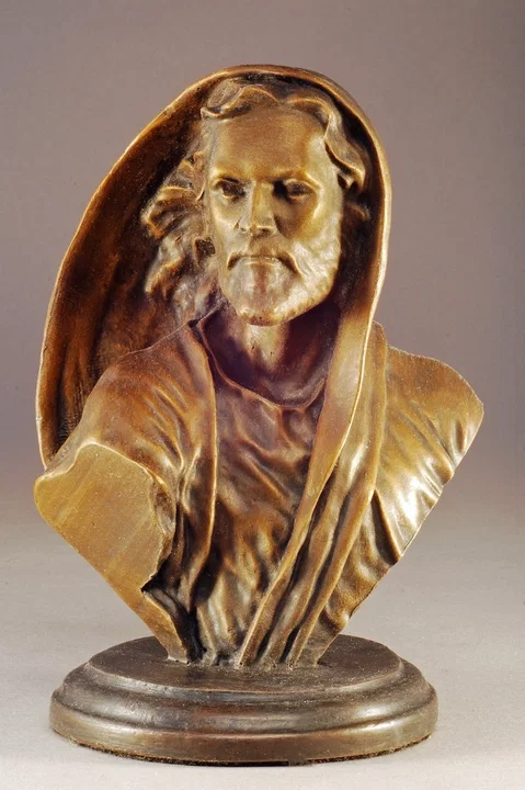Be Not Afraid Bust by Mark Hopkins — Bronze Sculpture