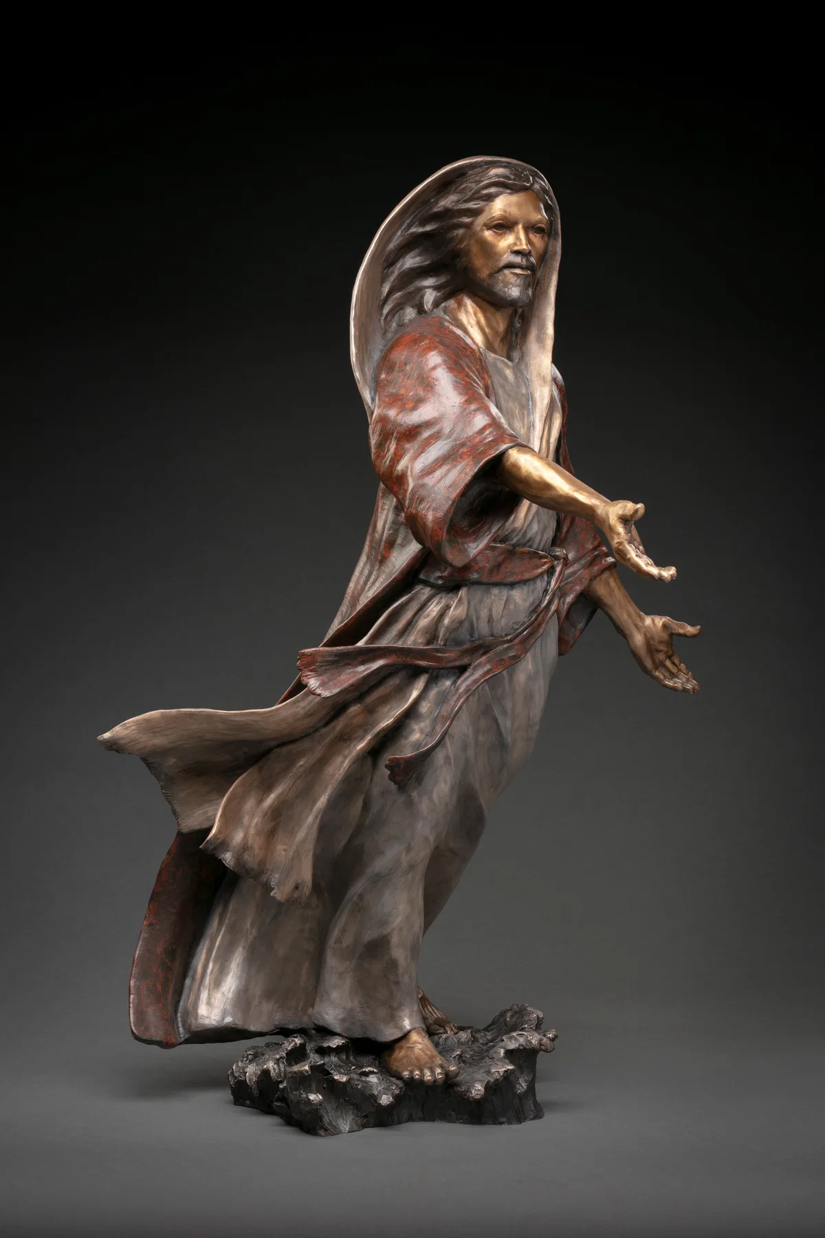 Be Not Afraid (Extra Large) by Mark Hopkins — Bronze Sculpture