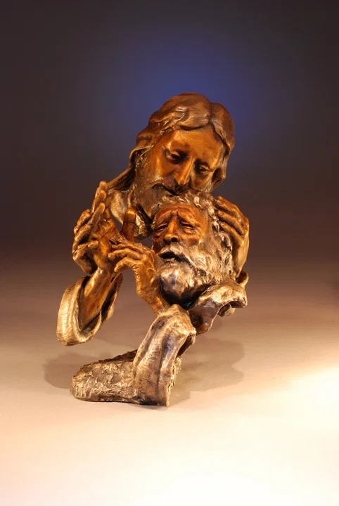 Doubt Not by Mark Hopkins — Bronze Sculpture