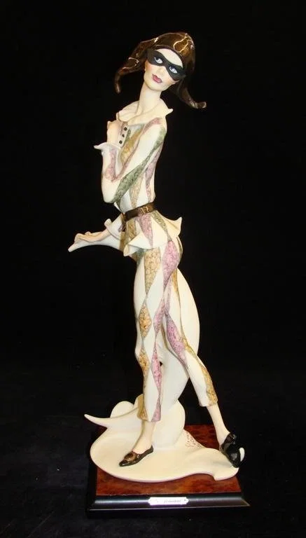 Lady Harlequin by Giuseppe Armani — Sculpture