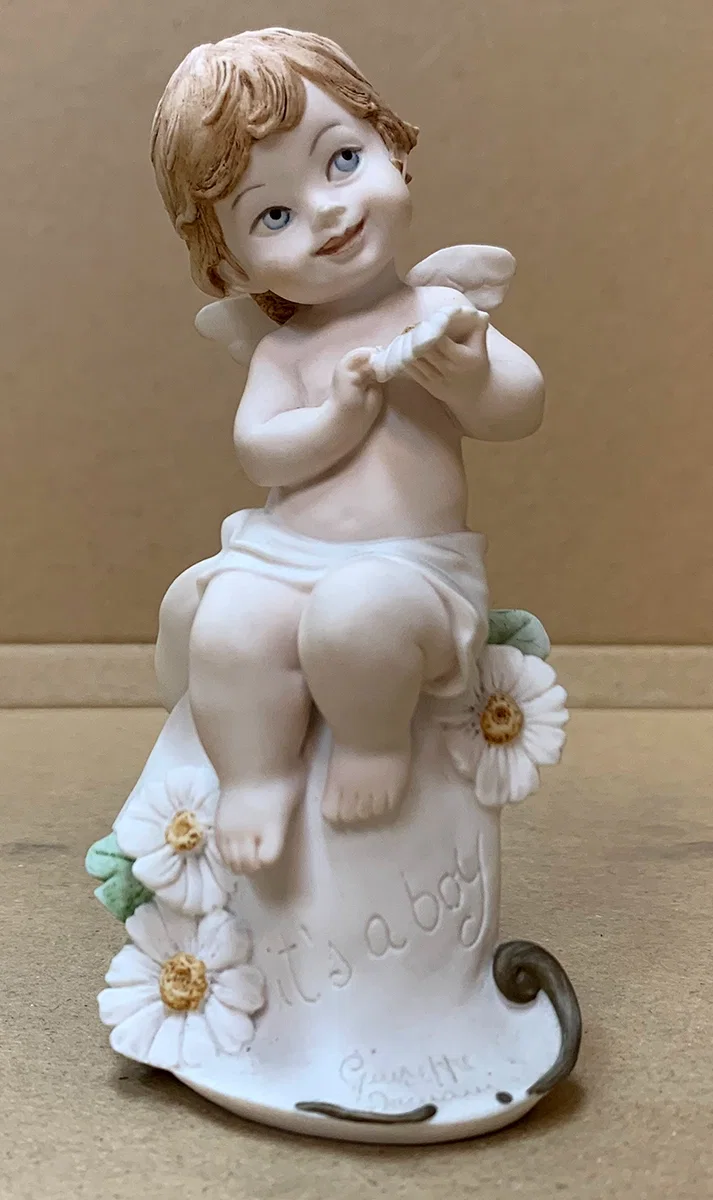 ANGEL WITH FLOWER by Giuseppe Armani — Sculpture