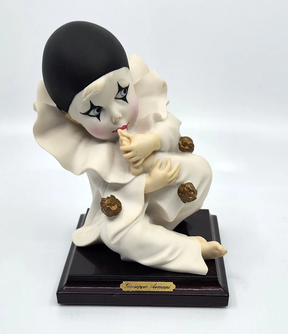 Pierrot Sucking Toe by Giuseppe Armani — Sculpture