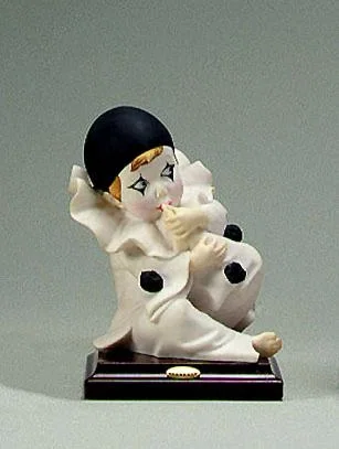 Pierrot Sucking Toe by Giuseppe Armani — Sculpture
