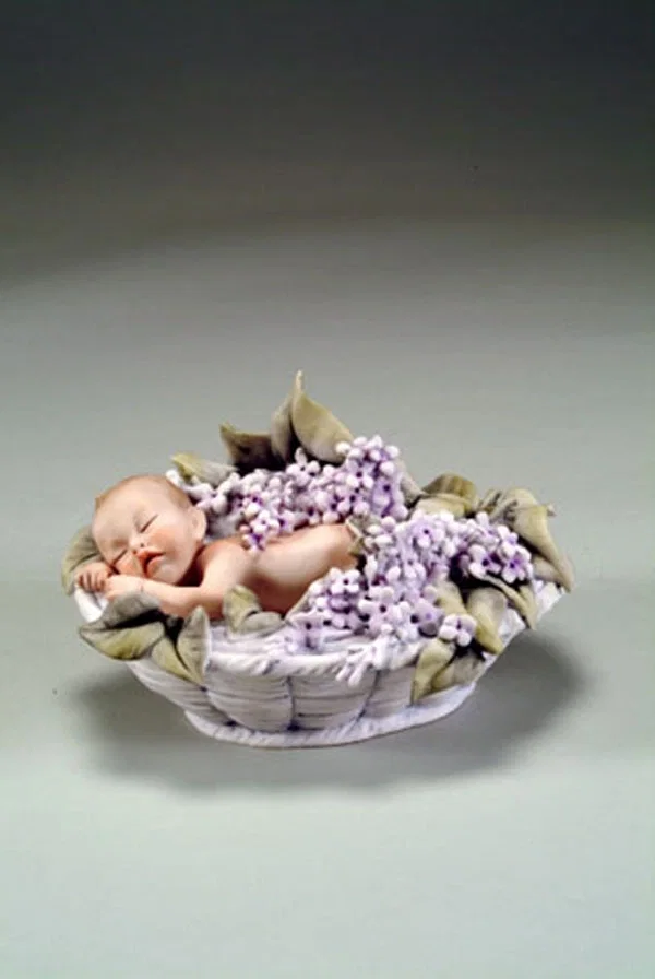 Lilac Baby by Giuseppe Armani — Sculpture