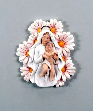 Giuseppe Armani - Madonna Of The Daisies - Plaque