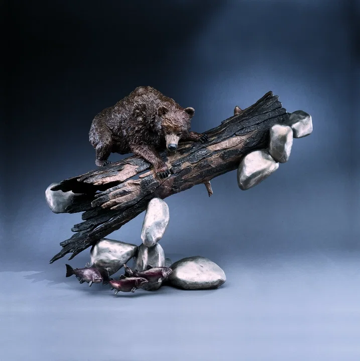 Catch of the Day by Mark Hopkins — Bronze Sculpture
