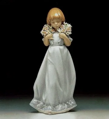 Spring Bouquets 1987-87 Society Piece 1987 by Lladro — Porcelain Figurine