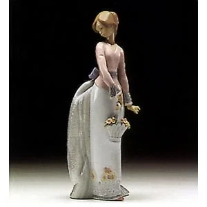Basket Of Love 1994 Society by Lladro — Porcelain Figurine