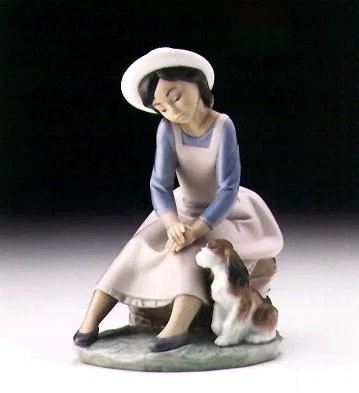 By My Side 1996-99 by Lladro — Porcelain Figurine