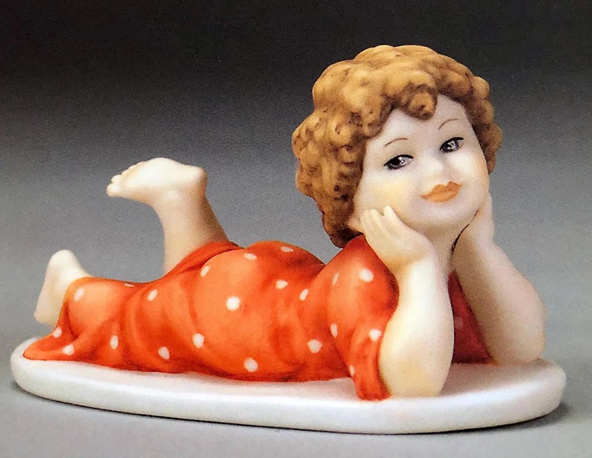 BOY LAYING ON HIS ELBOWS by Giuseppe Armani — Sculpture