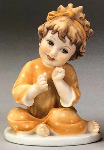 Baby and Flower Set by Giuseppe Armani | Elegant Porcelain