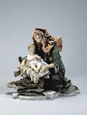 Madonna And Christ Child by Giuseppe Armani — Sculpture