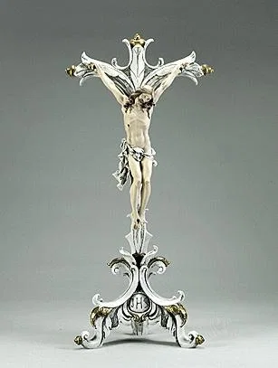 The Crucifixion by Giuseppe Armani — Sculpture