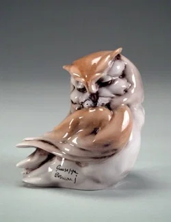 SMALL OWL by Giuseppe Armani — Sculpture