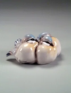 THREE TOMTITS by Giuseppe Armani — Sculpture